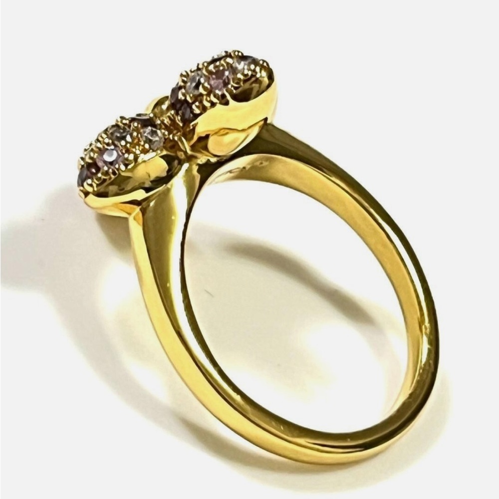 Louis Vuitton Gold Louisa Pointy Ring Size US 7 with dust bag and gift box. - Picture 3 of 7